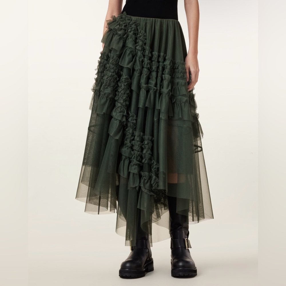 Allsaints JEN TULLE MAXI SKIRT